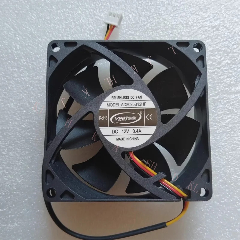 AD8025B12HF DC12V 0.4A 8025 8CM 3선 냉각팬NN