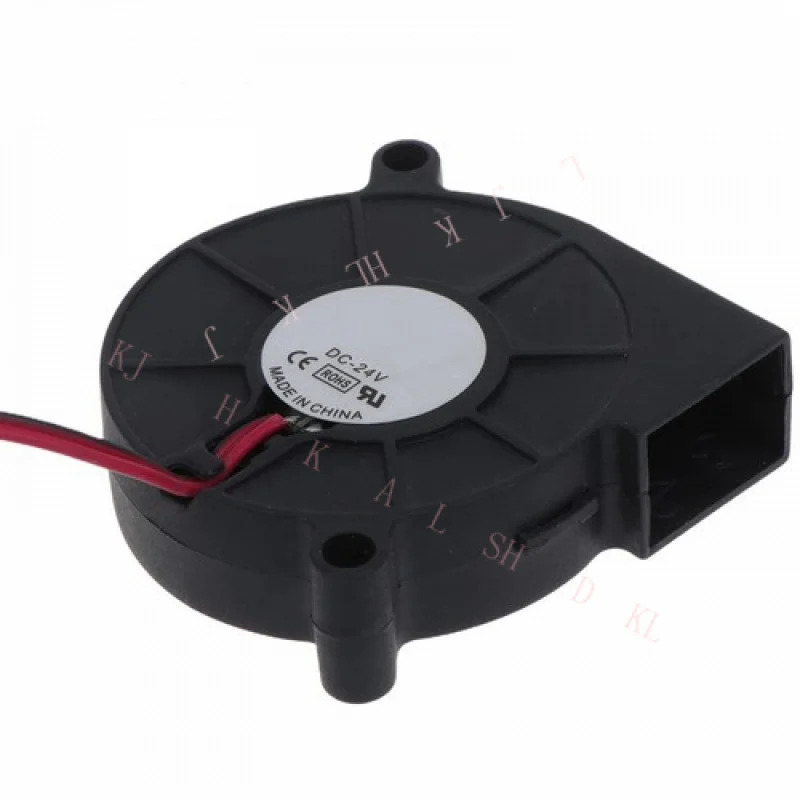 초저소음 냉각팬 50mmx15mm 5V 12V 24V 5015S 브러시리스 DC 블로워 팬