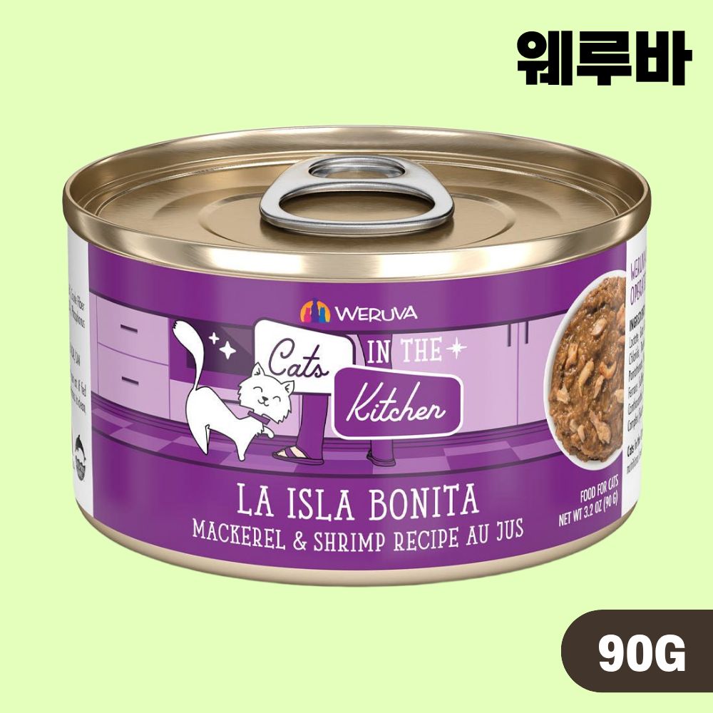 [+N포인트] 웨루바 캣 주식 캔 고양이 습식캔 6종 콤보, 90g, 12개 - 상세 이미지 3