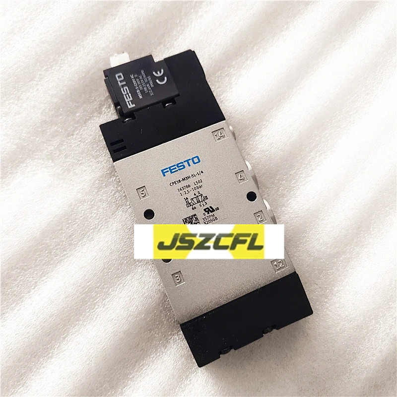 FESTO CPE18-M3H-5L-1/4 163786 에어 솔레노이드 밸브1PC