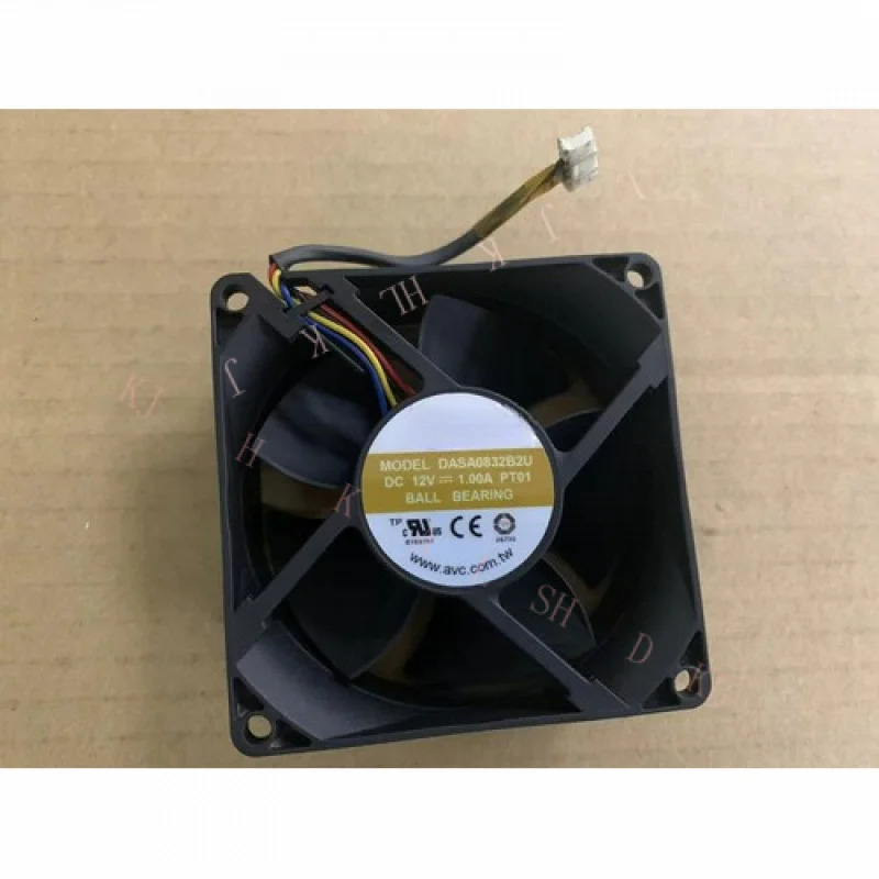 N for C 모델 DASA0832B2U 8032 8CM 12V 1.0A 4선 더블 볼 쿨링 팬
