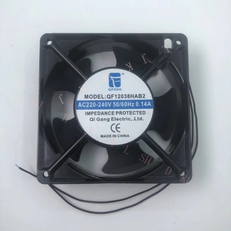 N FOR OIFENG QF12038HAB2 12038 AC220-240V 0.14A 12CM 냉각팬