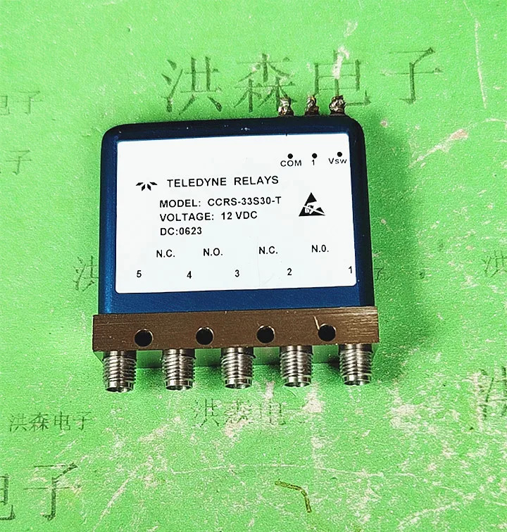 TELEDYNE CCRS-33S30-T 12V 18GHz RF SPDT SMA 마이크로파 동축 스위치