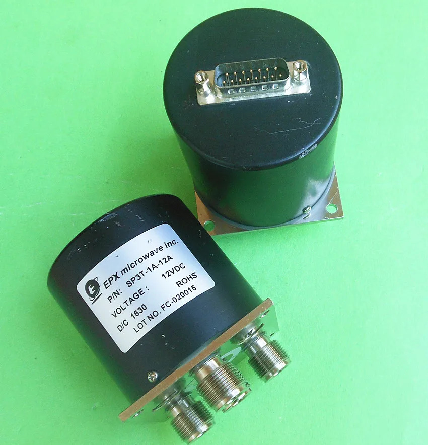 EPX SP3T-1A-12A SP4T-1A-12A DC-12GHz N rf 동축 마이크로파 SP3T 스위치 12V 200W - 12 GHz