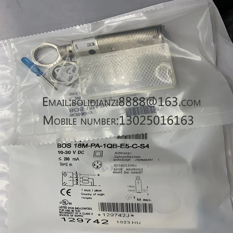 BOS 18M-PA-1QB-E5-C-S4 오리지널 스위치 센서