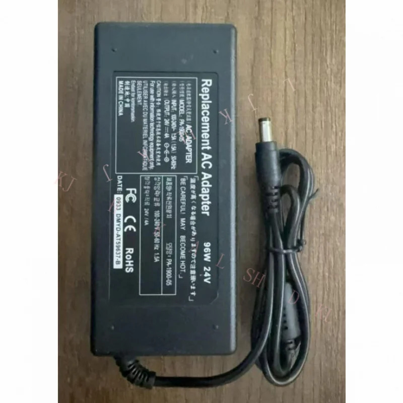 NN AC 100V-240V 변환기 어댑터 DC 24V 4A 96W 전원공급장치 충전기 5.5mm AS F