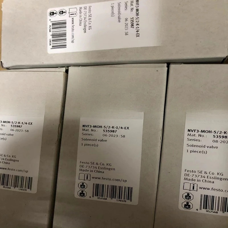 FESTO Festo 방폭 솔레노이드 밸브 NVF3-MOH-5/2-K-1/4-EX 535987 공압부품