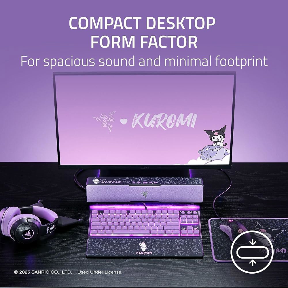 Razer Leviathan V2 X PC 전원 RGB 사운드바 및 태블릿 디자인 크로마 쿠로미 USB 닌텐도 타입 노트북, 오디오 스마트폰, 블루투스 전송 5.0 스위치용 PC, - 상세 이미지 3