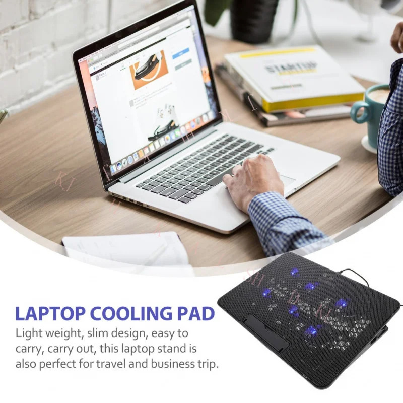 USB 노트북 스탠드 쿨링 패드 PC 쿨러 홀더 팬