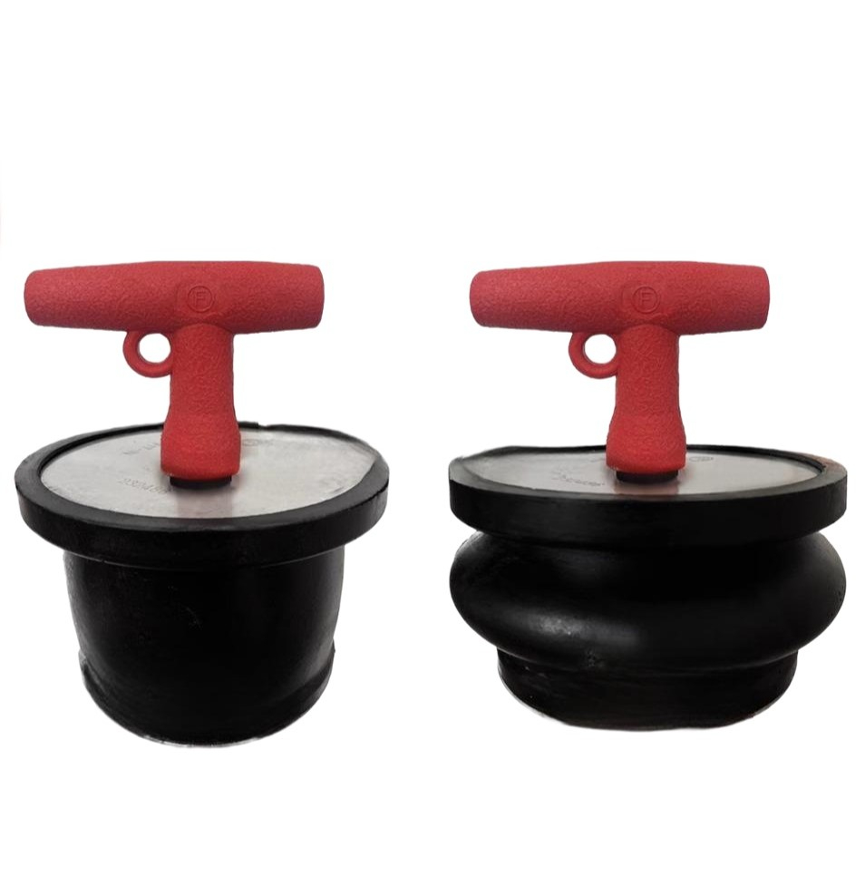 배관메꾸라 임시 플러그 배수구관 하수구 메꾸리 H는 내경 90-110mm 외경 110mm 수 - 상품 이미지