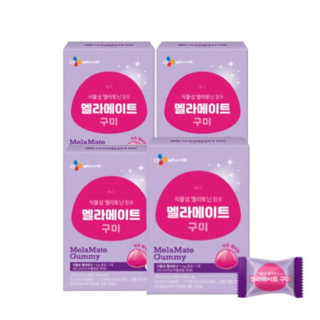 닥터뉴트리 식물성 멜라토닌 함유 멜라메이트 구미 젤리 50구미 4개