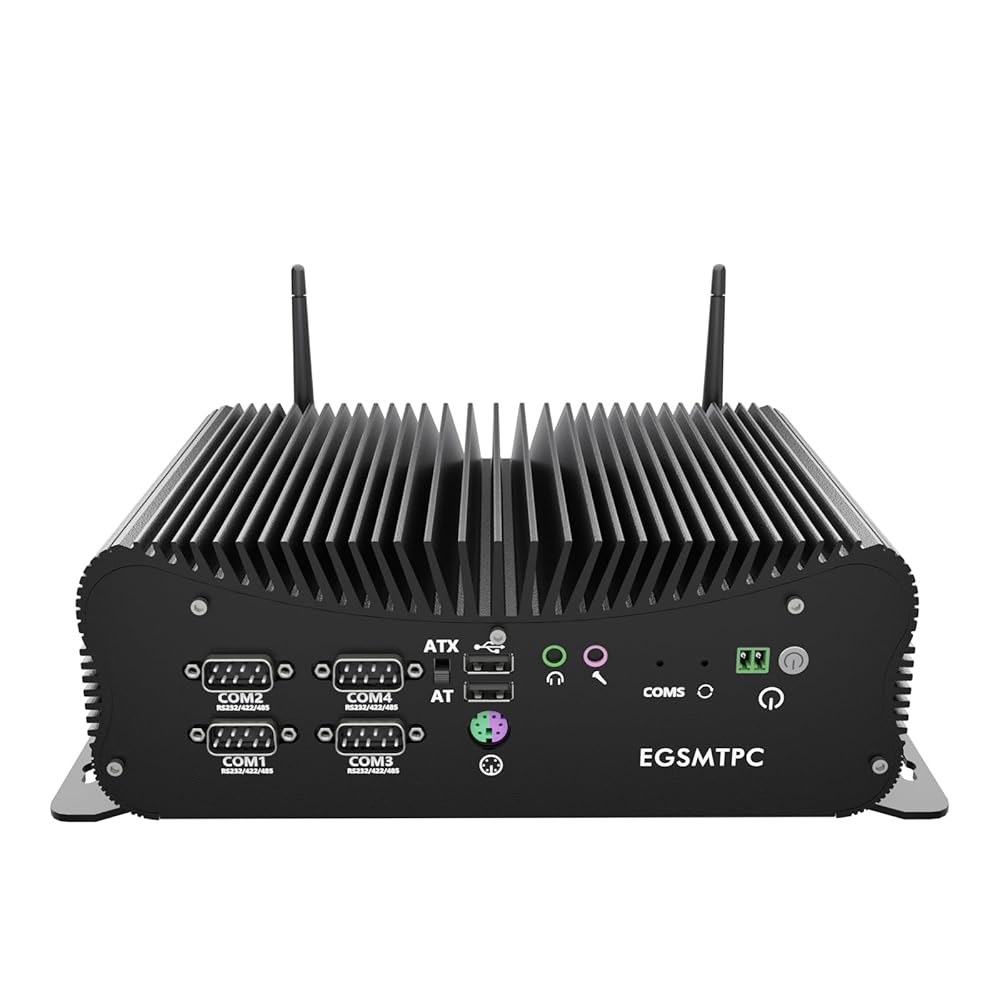 팬리스 미니 PC, 인텔 코어 1TB i5-10310U DB9 2 LAN, Win SSD, 알루미늄 DDR4, 4.4GHz), 풀 포트 합금, 6개, COM pro (최대 11 - 상품 이미지