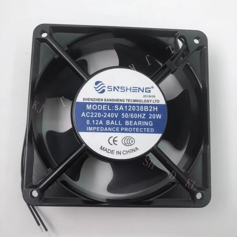 N FOR SNSHENG SA12038B2H AC220V-240V 20W 0.12A 12038 알루미늄프레임 냉각팬