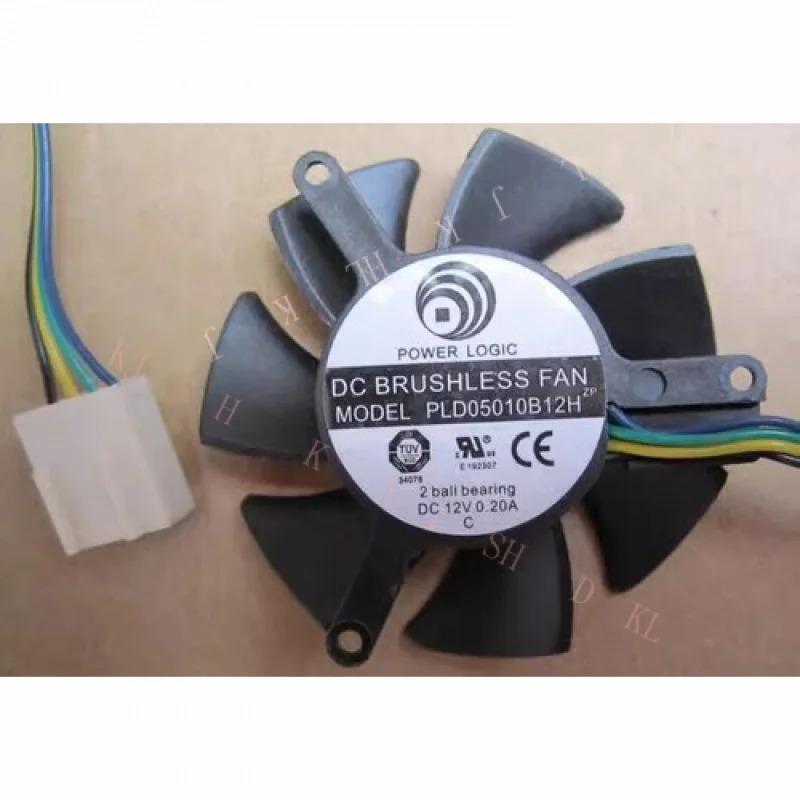 N FOR PLD05010B12H DC12V 0.20A 4선 PWM 속도 제어 냉각팬