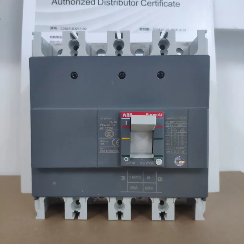 ABB 에어 스위치 A2C250 TMF250/2500 FF4P 250A 포뮬러 A 몰드 케이스 회로차단기 부품
