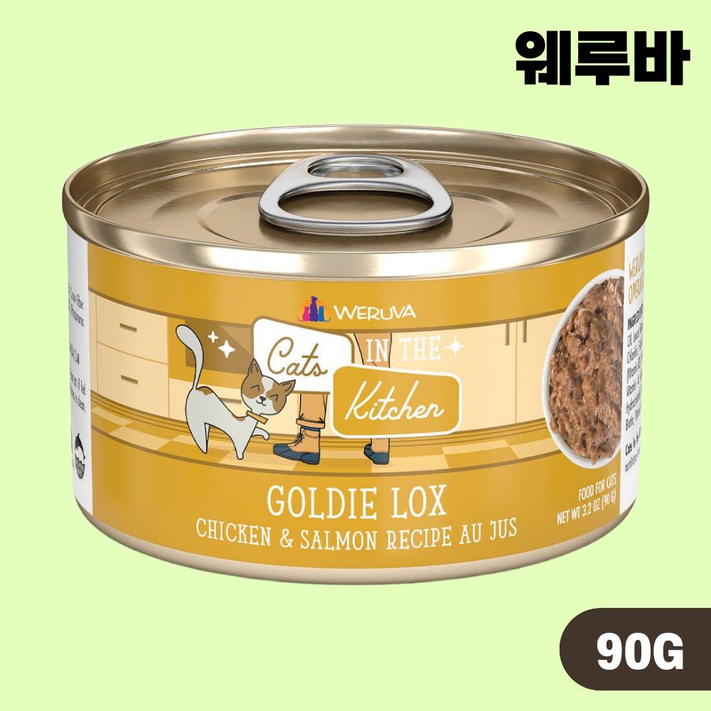 [+N포인트] 웨루바 캣 주식 캔 고양이 습식캔 6종 콤보, 90g, 12개 - 상세 이미지 2