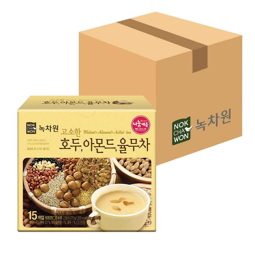 녹차원 호두아몬드율무차 15개입, 10개 - 상품 이미지