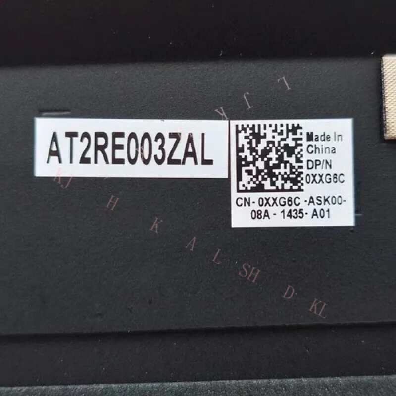 델 에일리언웨어 에어리어-51m R2 RTX CPU 쿨러 히트싱크 팬 0XXG6C XXG6C 신품