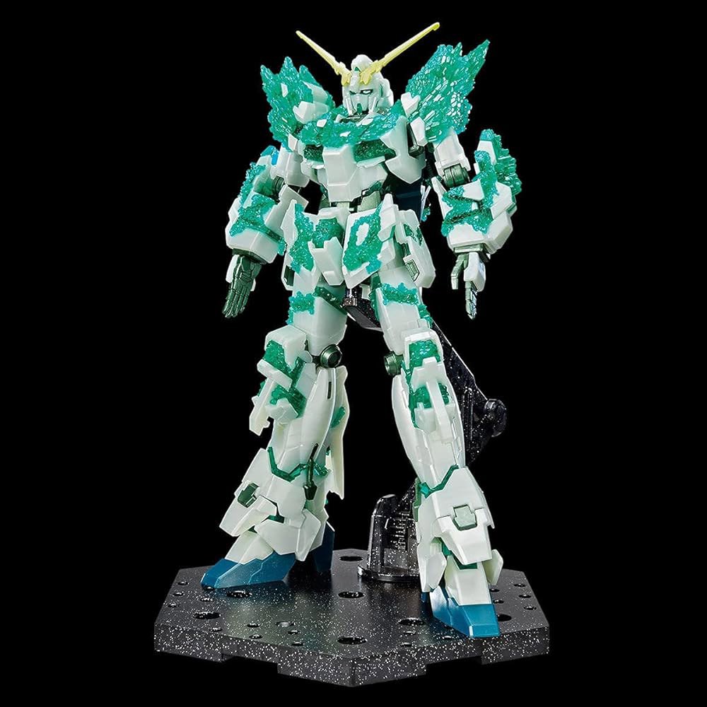 HG 1/144 RX-0 Unicorn Gundam Plastic Limited CRYSTAL The LUMINOUS BODY Kit Base - 상품 이미지