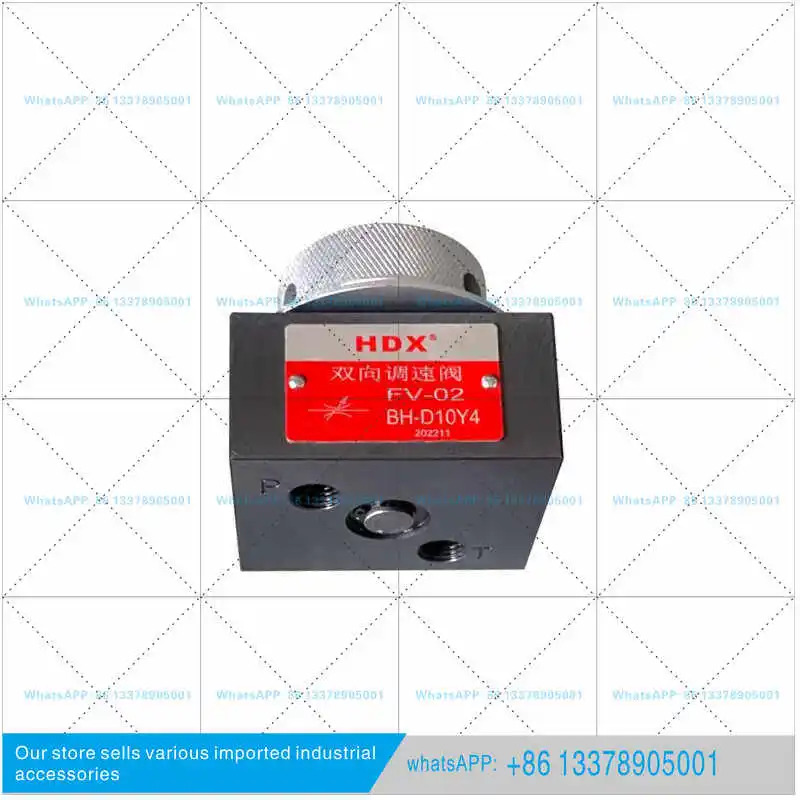 FV-01/FV-02/FVC-02 시리즈 HDX 톱질기 속도 제어 밸브