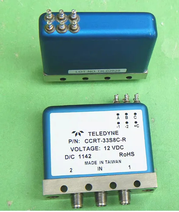 TELEDYNE CCR-33S3C 12V 18GHz RF SPDT SMA 마이크로파 동축 스위치