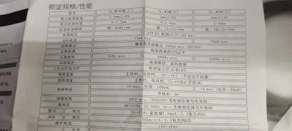 TL-W1R5MC1 금속 스위치 센서 12-24V