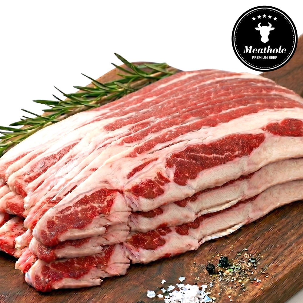 소고기 우삼겹 5kg 1.5mm 벌크 대용량 덮밥 초밥 볶음 - 상품 이미지
