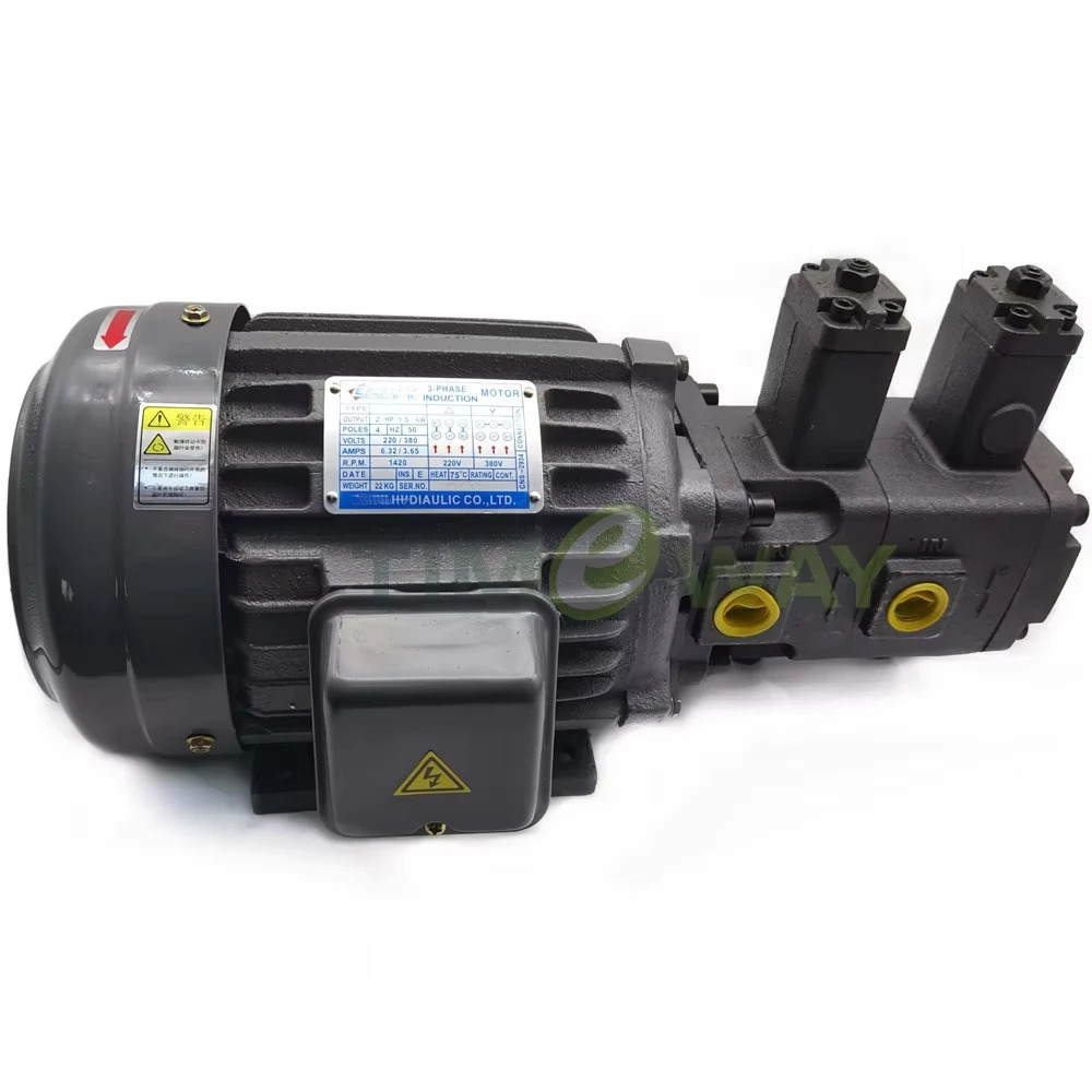 유압 베펌프 VCM-DF40-A-20A-10 전기 모터 펌프 그룹 전원 2hp호환 1.5KW 3