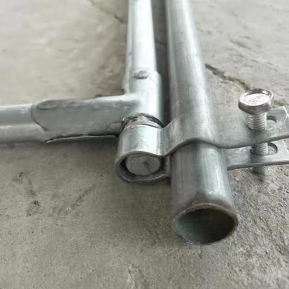 야채 온실 대형 대문 힌지 T형 강관 부속품 22mm 문 코너 가드 (10개) - 상품 이미지