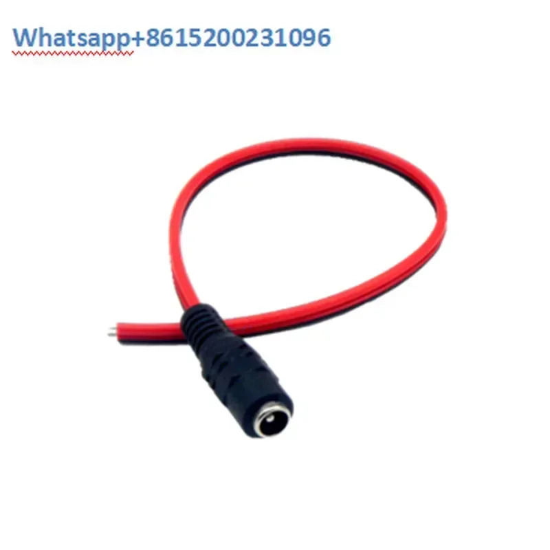 10개 USB 변환기 DC 5.5 x 2.1mm 전원공급장치 60CM 길이수 케이블 29CM 길이빨간색 검은색 암 포함
