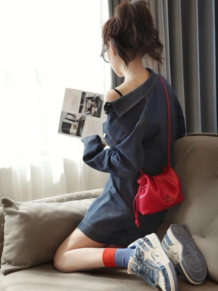 플리츠 구름 디자인 여성 고급스러운 신부 가방 - 상품 이미지