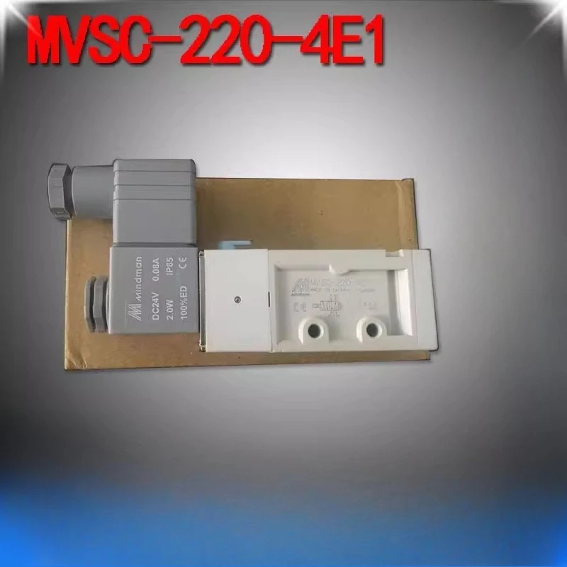 Jinqi Mindman 솔레노이드 밸브 MVSC-220-4E1 2위치 5방향 고주파