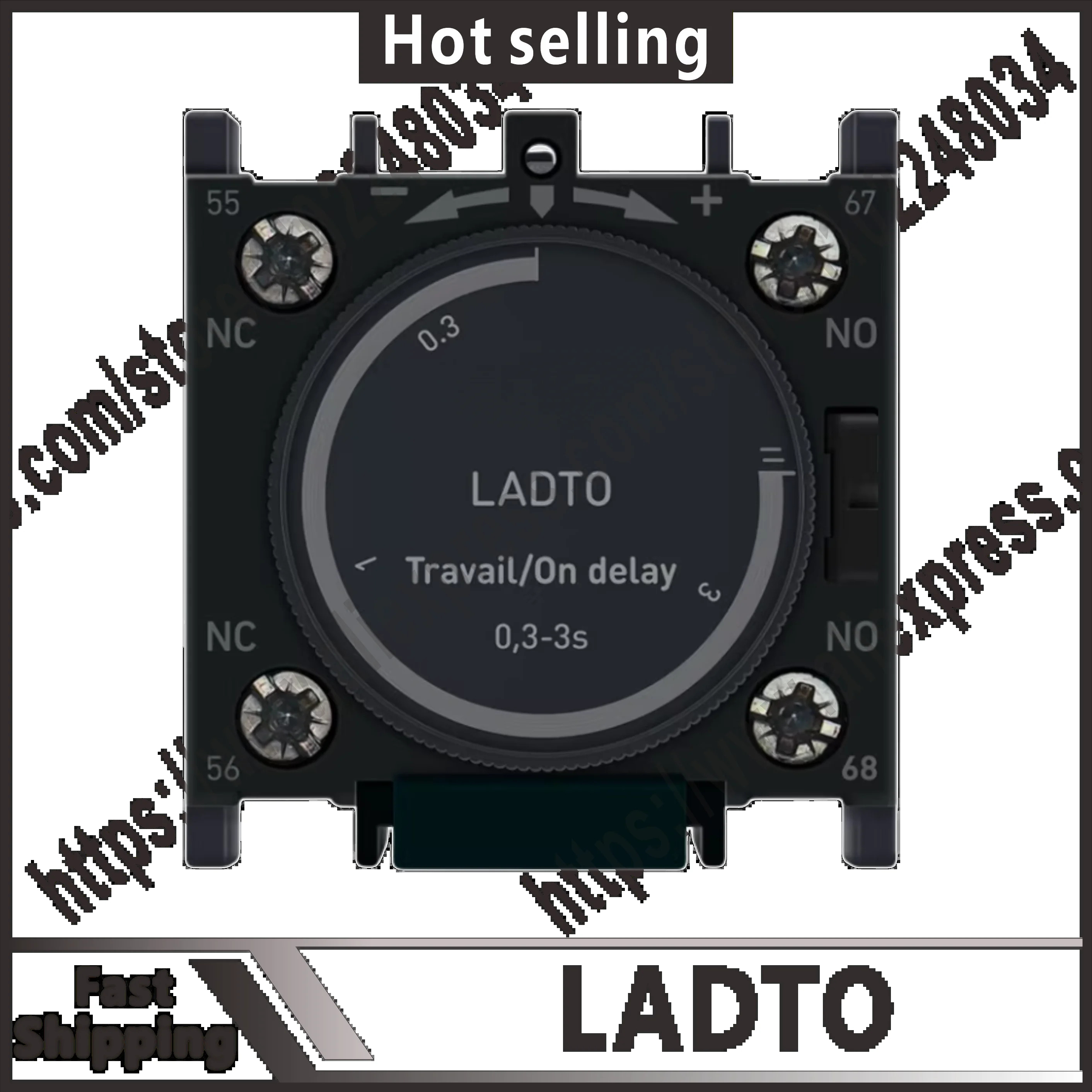 LADT0 LA-DT0 LADTO TeSys D - 지연 보조 접점 블록 -1 상시 개방 1 나사 클램프 단자