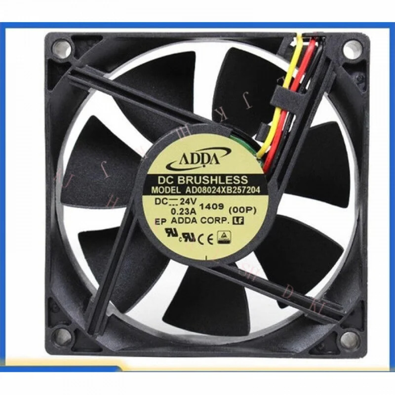 N FOR ADDA AD08024XB257204 24V 0.23A 8025 3선 인버터 냉각팬