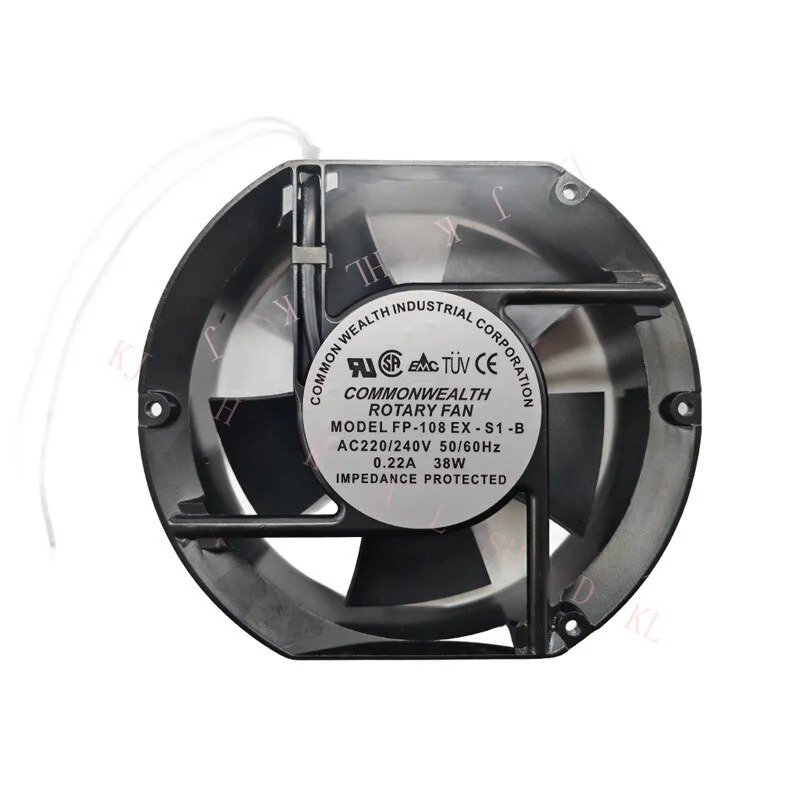 NN FOR 무소음 팬 FP-108EX-S1-B 220V / 240V 0.22A 38W 172 x 150 51mm