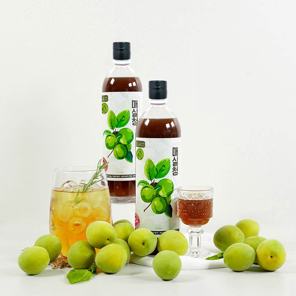 저당 매실청 1병 38kcal 무설탕 매실액기스 원액 590g, 1개 이미지 4