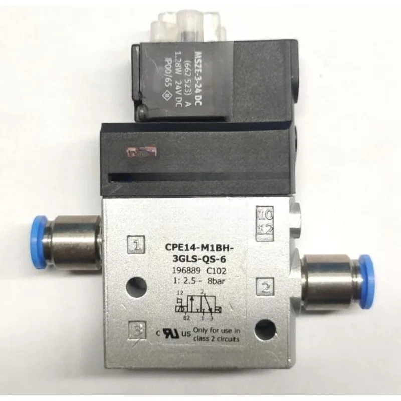 FESTO 솔레노이드 밸브 CPE14-M1BH-3GL-3OL-5J-5LS-5/3G/E-1/8-QS-6-8부품