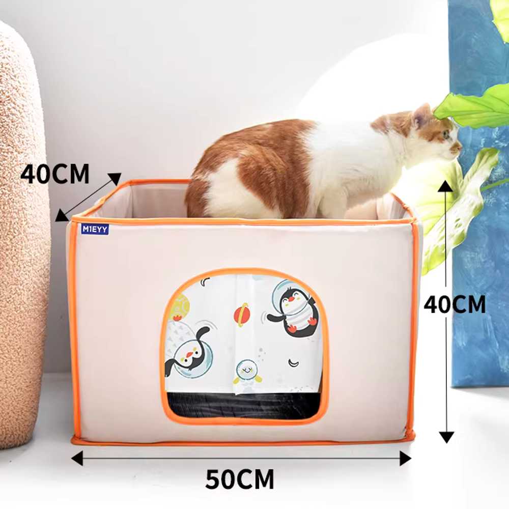 반려견 하우스 애견 겨울집 고양이 따뜻한 둥지 침대 이미지 6