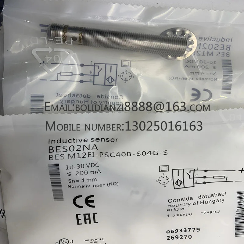 BES M12EI-PSC40B-S04G-S BES02NA 오리지널 스위치 센서