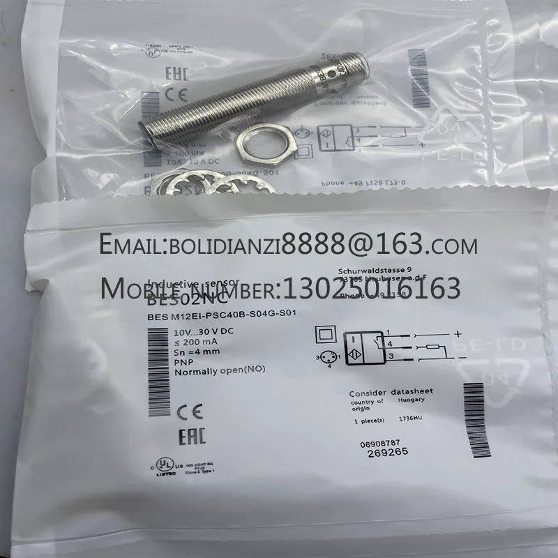 BES M12EI-PSC40B-S04G-S BES02NA 오리지널 스위치 센서