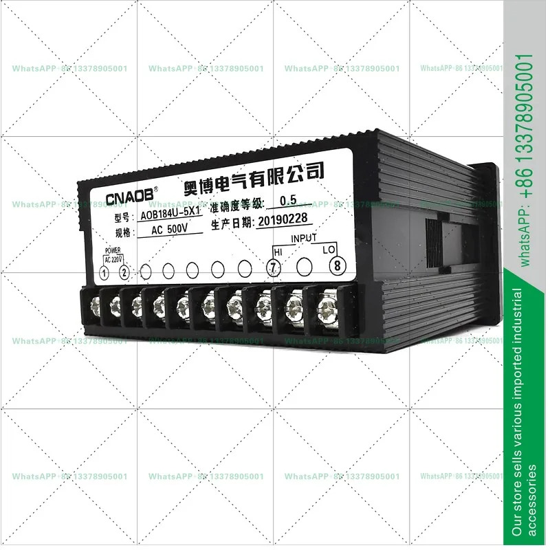 AOB184U-5x1-5 x 1 CNAOB 전기 디지털 볼트미터 AC500V450V4자리 정확측정