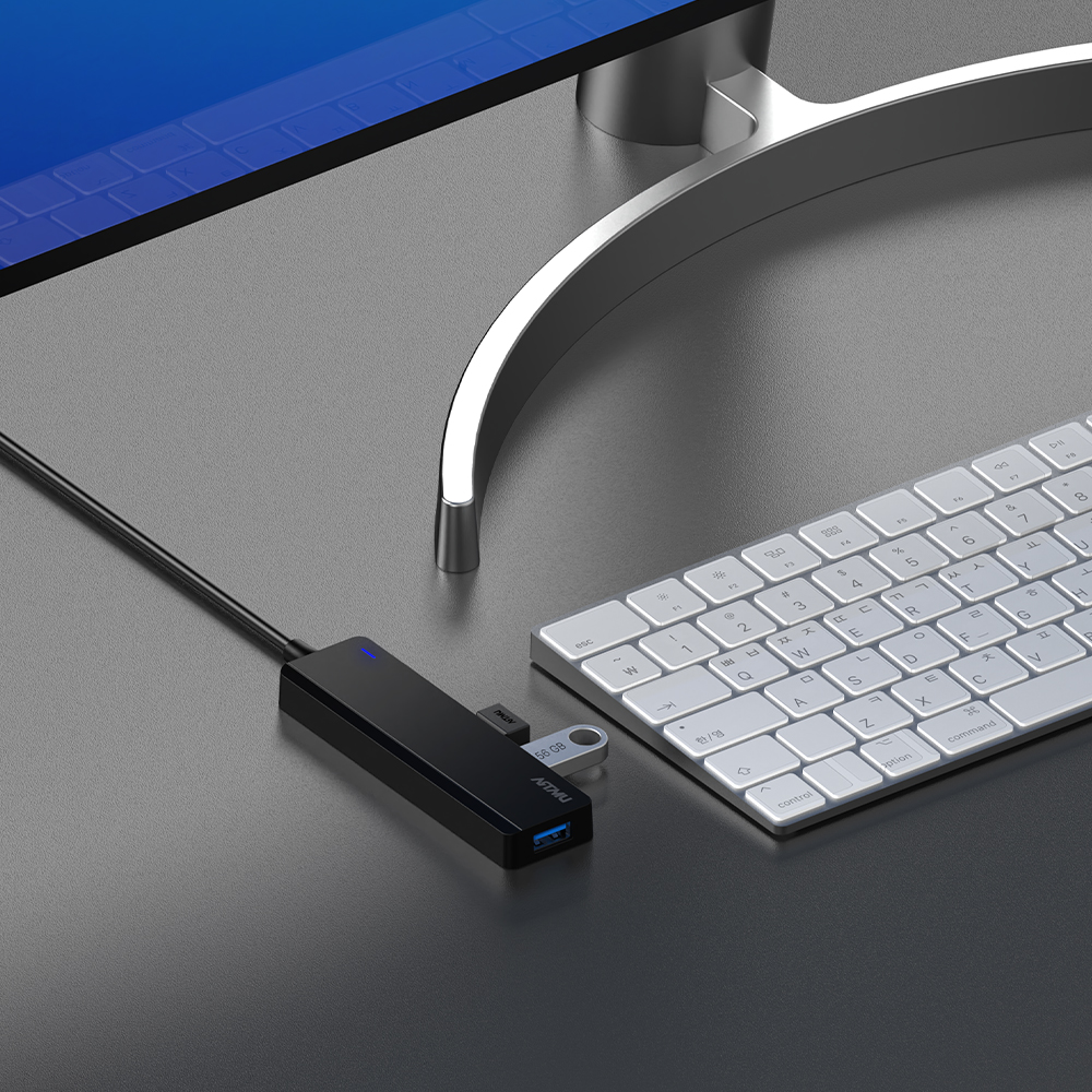 USB A타입 4포트 5Gbps 멀티 허브 1.5m BH110 이미지 6
