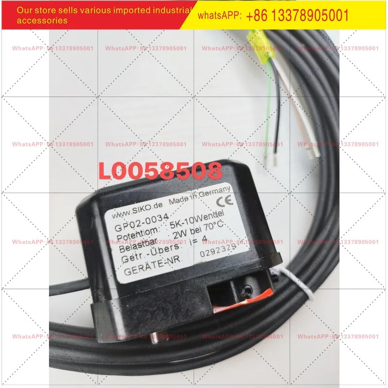 KBA 인쇄기 전위차계 어셈블리 L0058511 L0058508 L0058504 SIKO