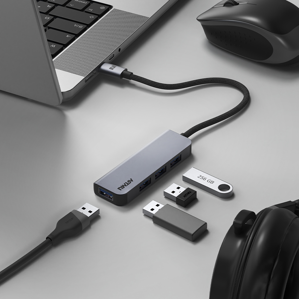 USB C타입 4포트 5Gbps 멀티 허브 BH210 이미지 4