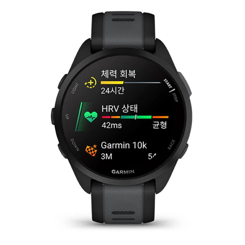 가민 포러너165 러닝 GPS스마트워치 블랙, 43mm 사진 2