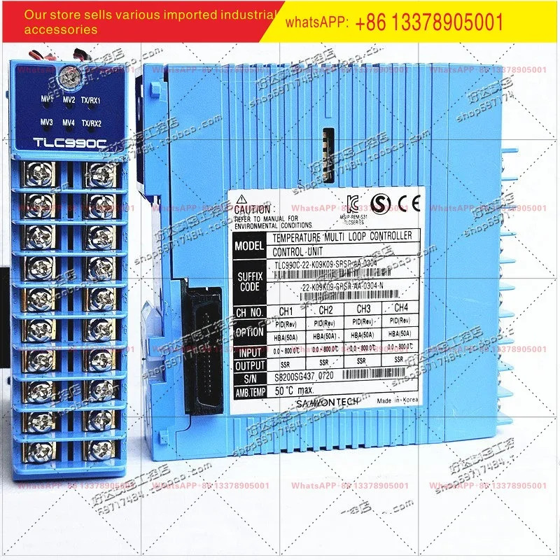 오리지널 삼원형 SAMWONTECH 온도 조절기 TLC990C-22-K09K09-SRSR-AA-0304-N