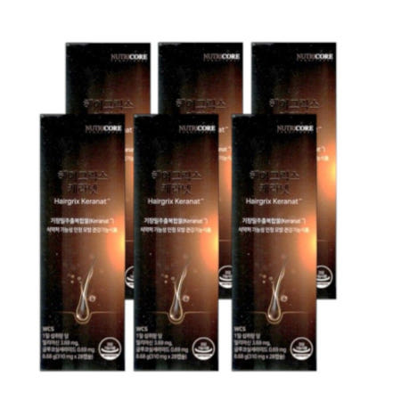 뉴트리코어 헤어그릭스 케라넷 310mg x 28캡슐 6개