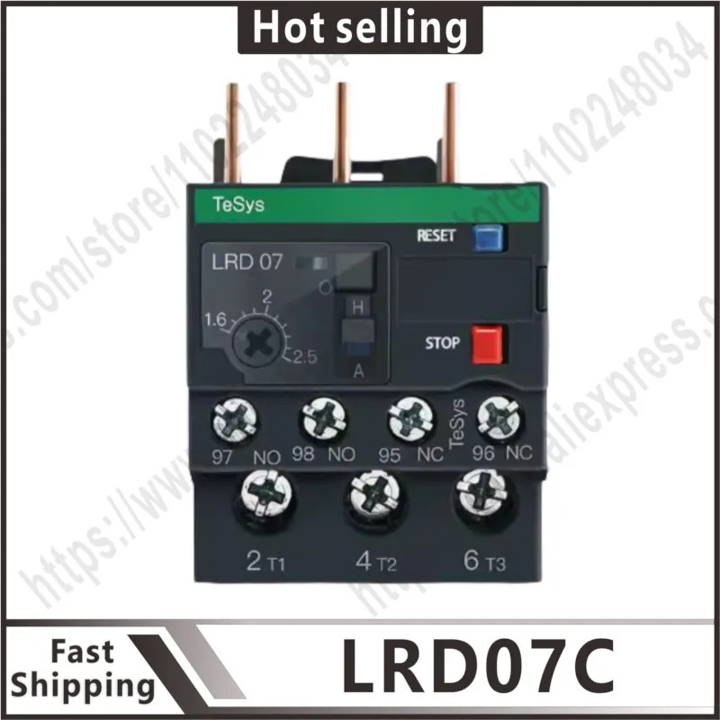 오리지널 열 과부하 릴레이 TeSys D LRD07 LRD07C LR-D07C 1.6-2.5A