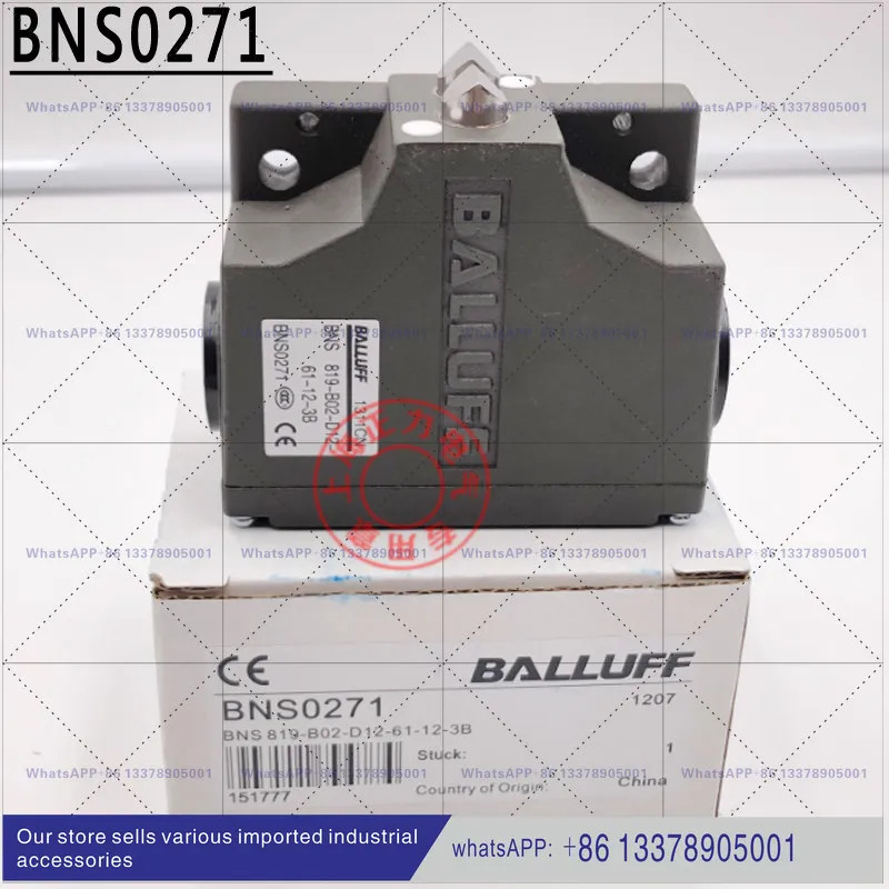 BALLUFF 스트로크 스위치 819-B02-D12-61-12-3Bpvc 덕트