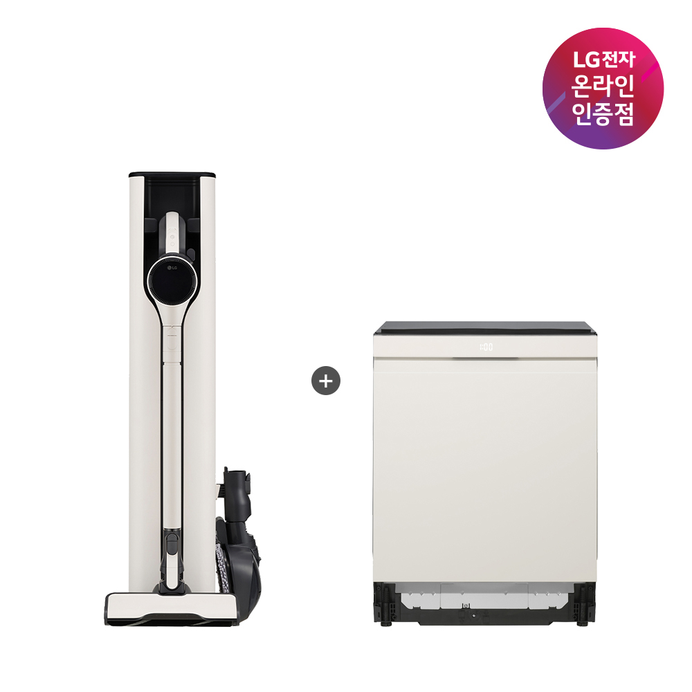 LG 디오스 오브제컬렉션 식기세척기 + LG 코드제로 A9S 세트 (DUE6BGL1E + AI927WA) - 상세 이미지 2